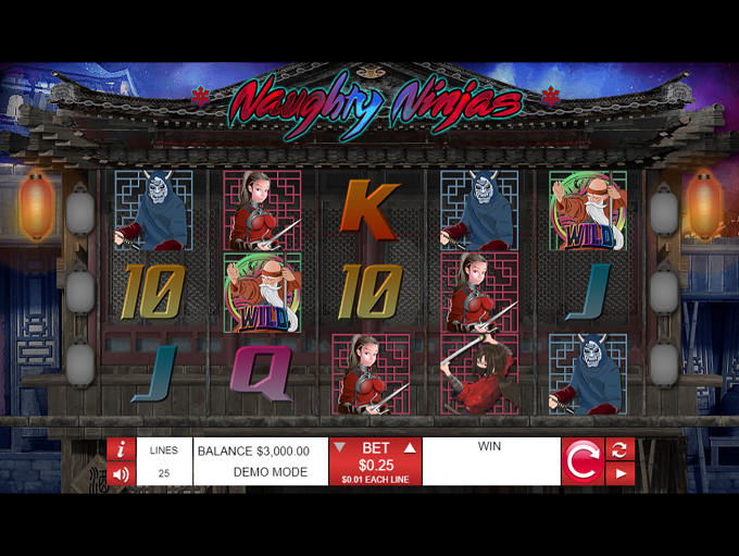 Naughty Ninjas by Wager Gaming