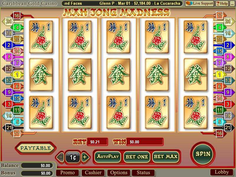 Mah Jong Madness by Wager Gaming