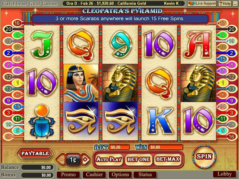 Cleopatra's Pyramid by Wager Gaming