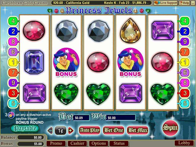 Princess jewels by Wager Gaming