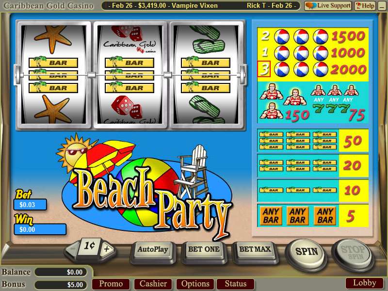 Beach Party by Wager Gaming