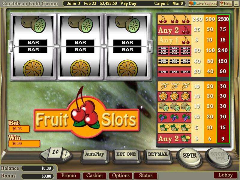 Fruit Slots by Wager Gaming