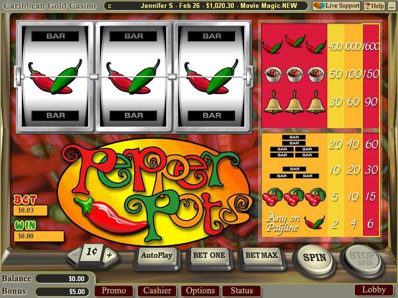 Pepper Pots by Wager Gaming