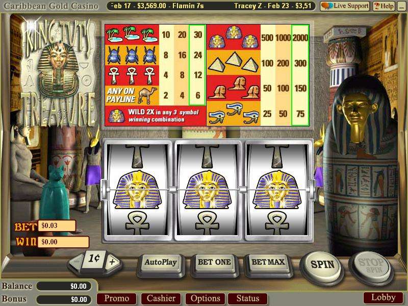 King Tut's Treasure by Wager Gaming