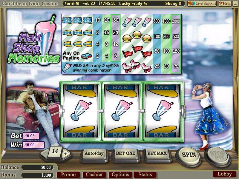 Malt Shop Memories by Wager Gaming