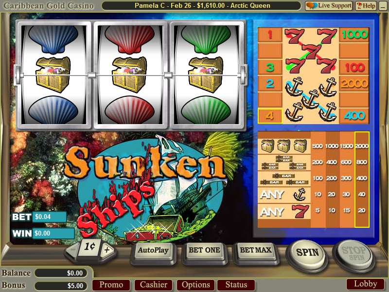 Sunken Ships by Wager Gaming