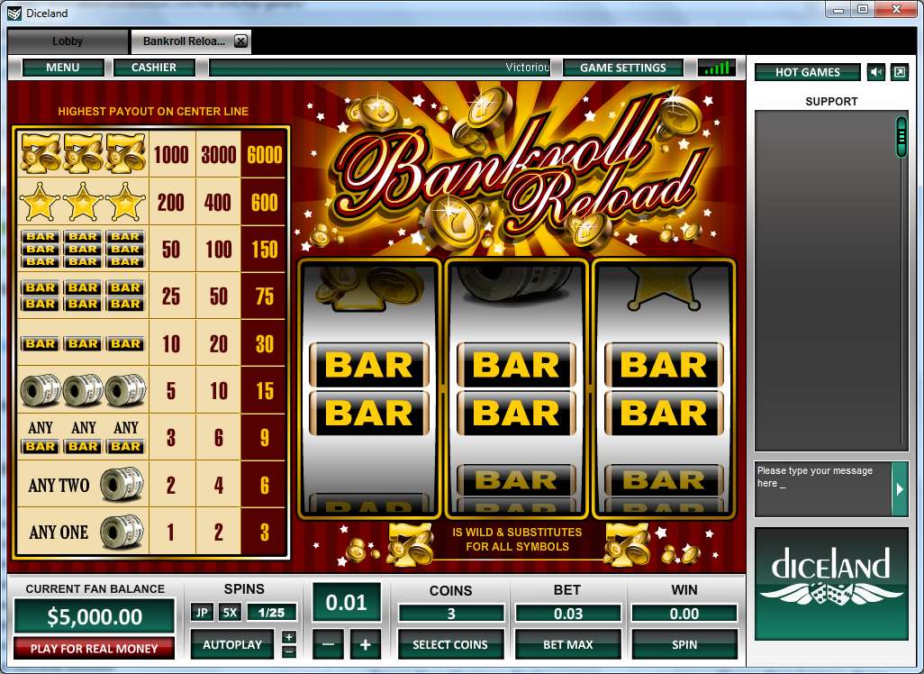 Bankroll Reload 1 Line by Octopus Gaming