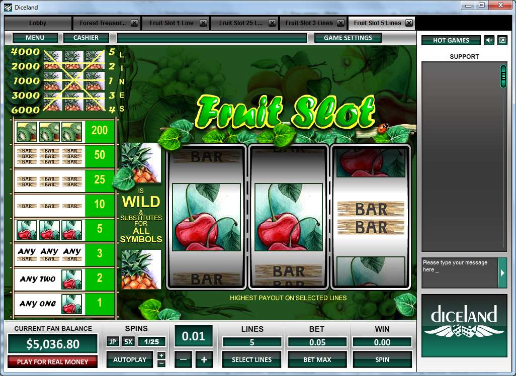 Fruit Slot 5 Lines by Octopus Gaming
