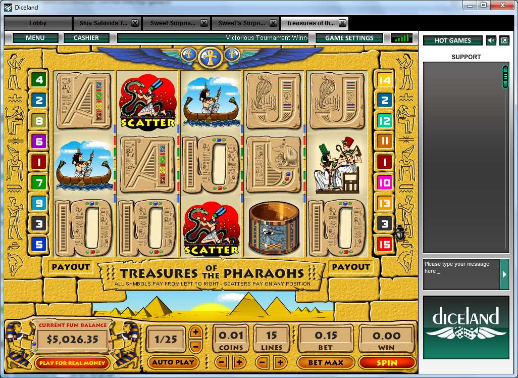 Treasure Of Pharaohs by Octopus Gaming