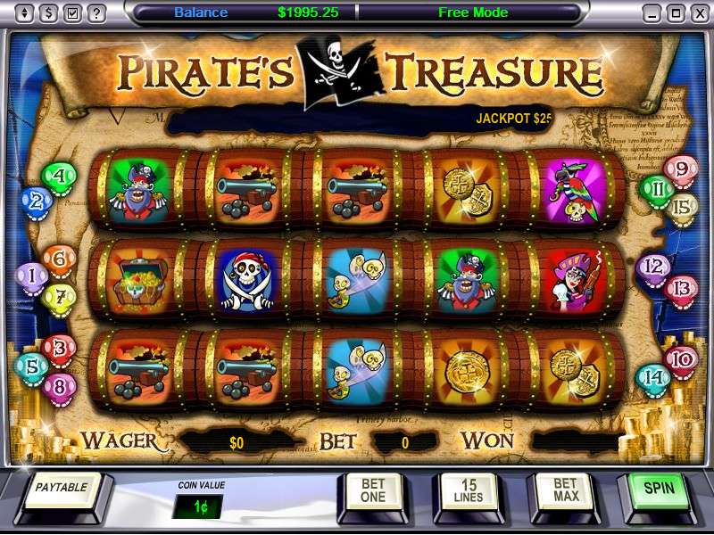 Pirate's Treasure gameplay screenshot