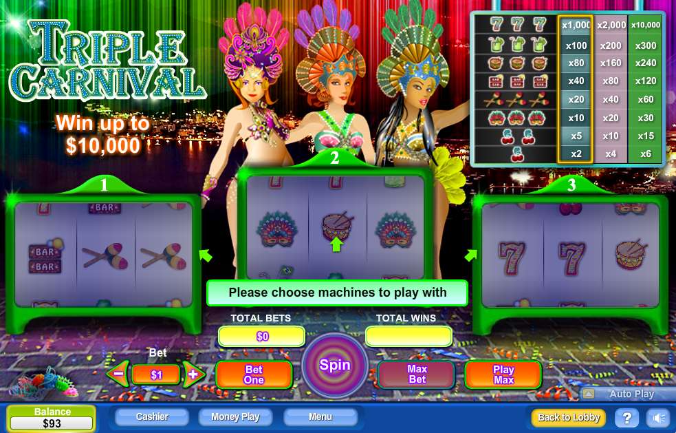 Triple Carnival by NeoGames