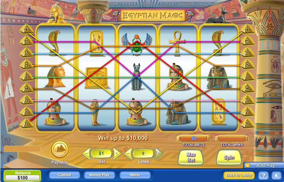 Egyptian Magic gameplay screenshot