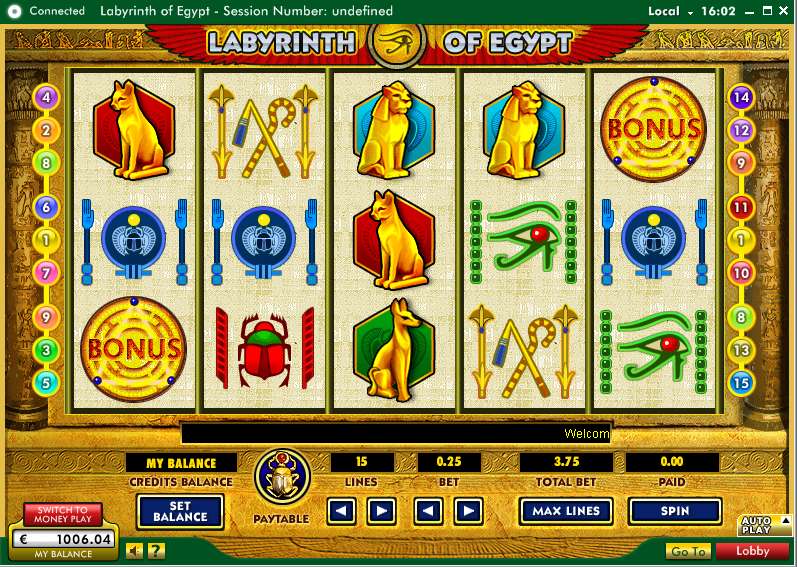 Labyrinth of Egypt by Random Logic