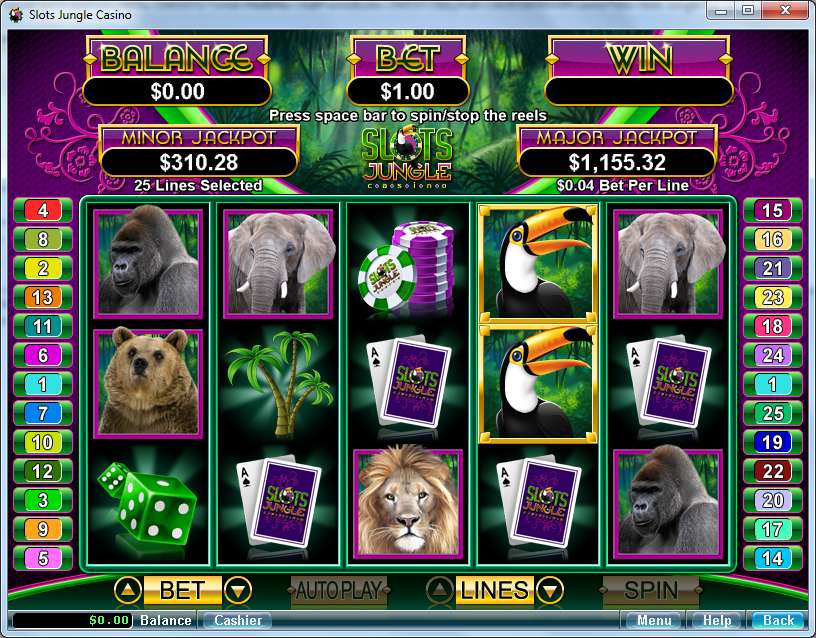 Slots Jungle by Real Time Gaming