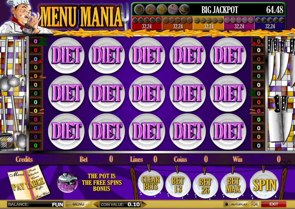 Menu Mania by Visionary iGaming