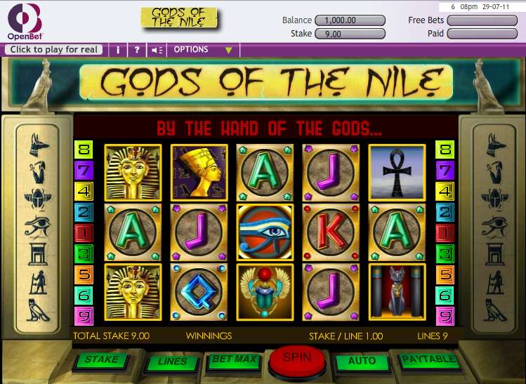Gods of the Nile by OpenBet