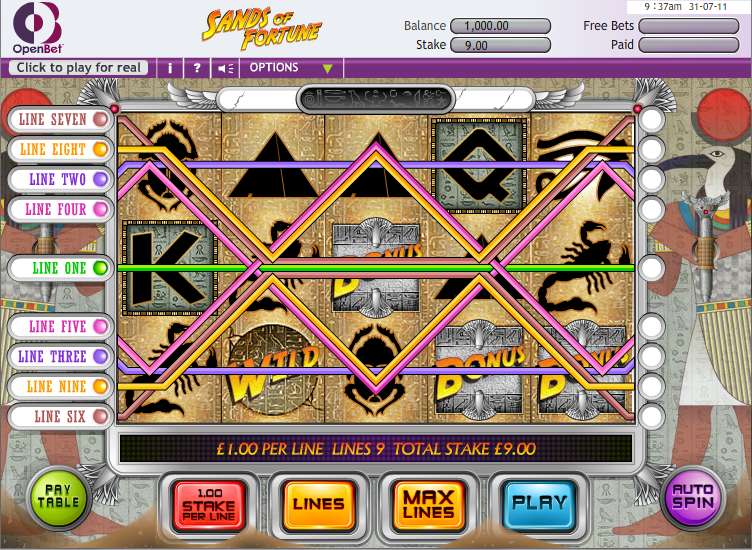 Sands of Fortune by OpenBet