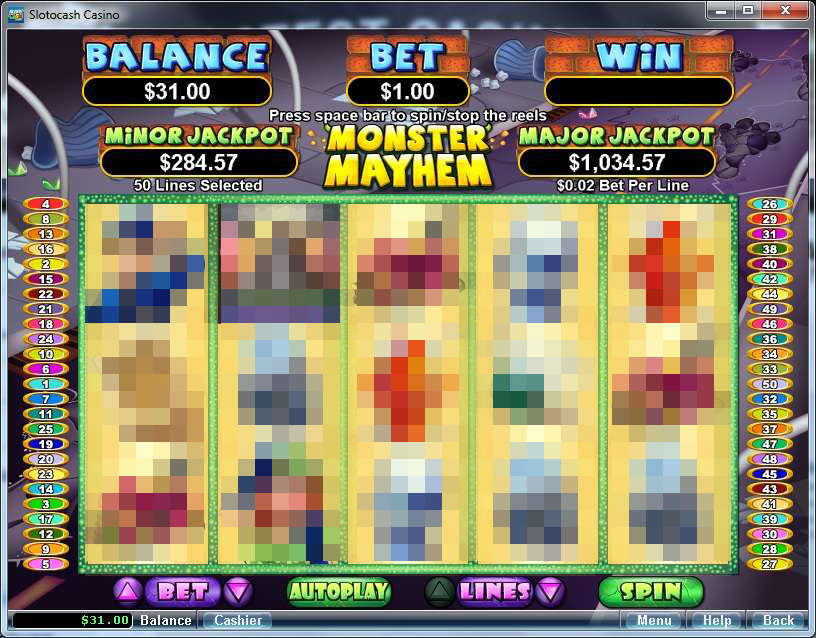 Monster Mayhem by Real Time Gaming