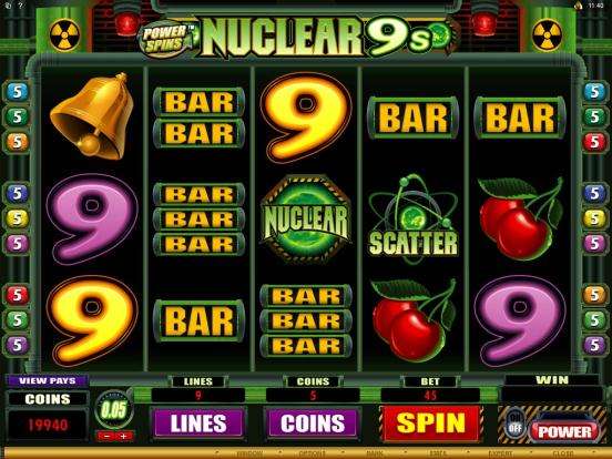 Power Spins - Nuclear 9's  by Games Global