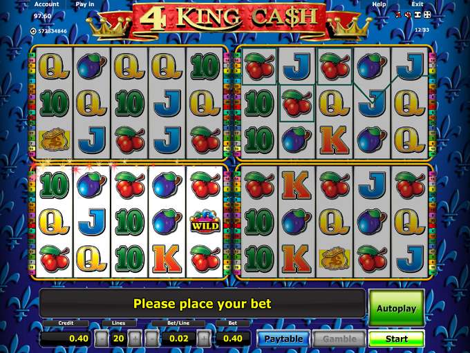 4 King Ca$sh by Novomatic