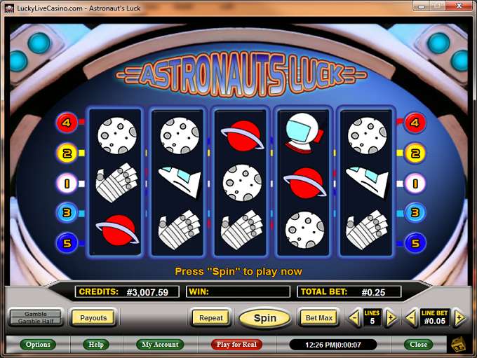 Astronaut's Luck by Distance Gaming