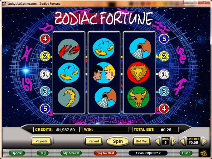 Zodiac Fortune by Distance Gaming