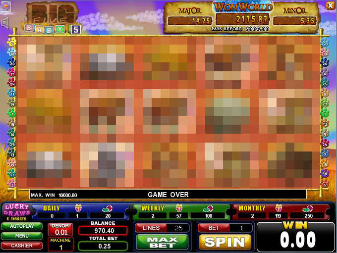 Big Five Baby 5 gameplay screenshot