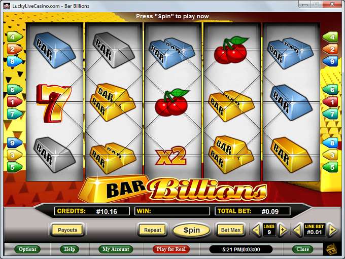 Bar Billions by Distance Gaming