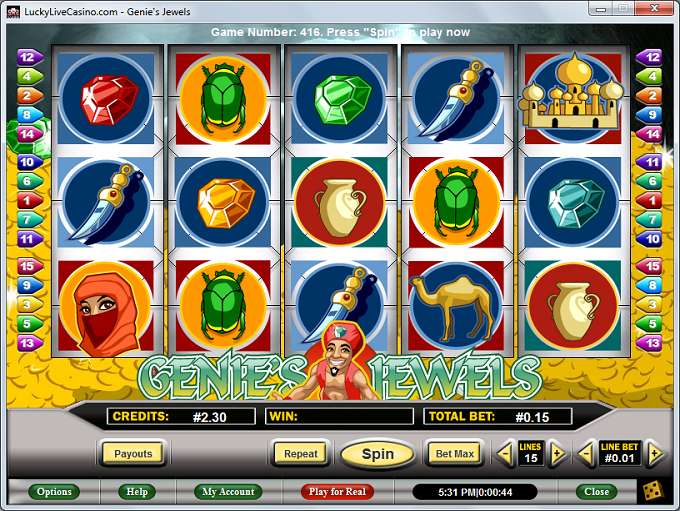 Genie's Jewels by Distance Gaming