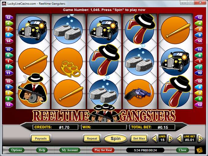 Reeltime Gangsters by Distance Gaming
