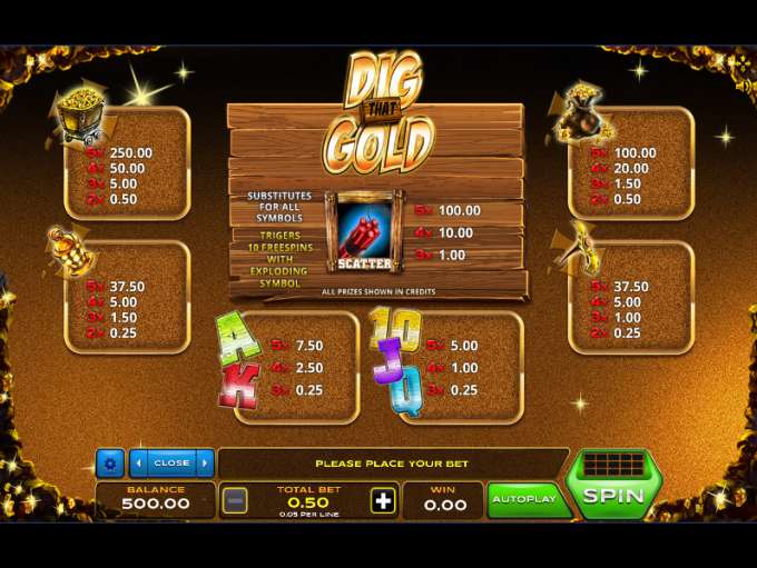 Dig That Gold by Xplosive Slots