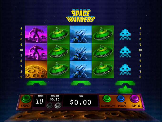 Space Invaders by Playtech