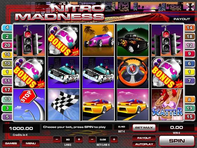 Nitro Madness by Tom Horn Gaming