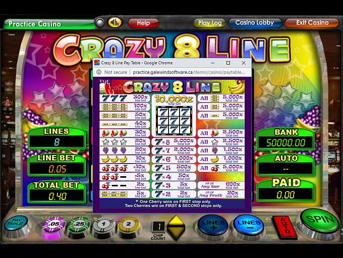 Crazy 8 Line by Galewind
