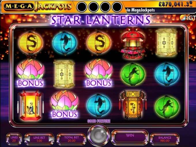 MegaJackpots - Star Lanterns by IGT