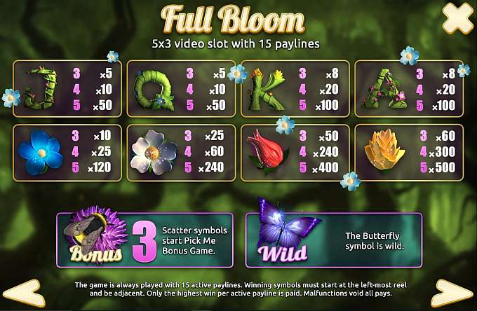 Full Bloom by Slotland