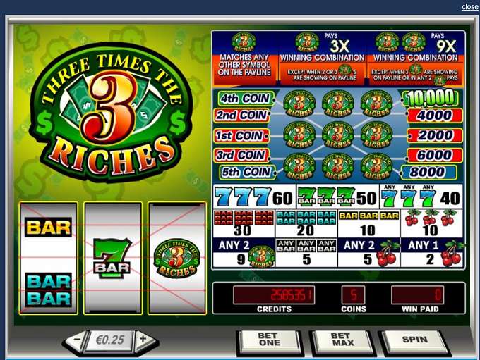Three Times the Riches by Parlay Entertainment