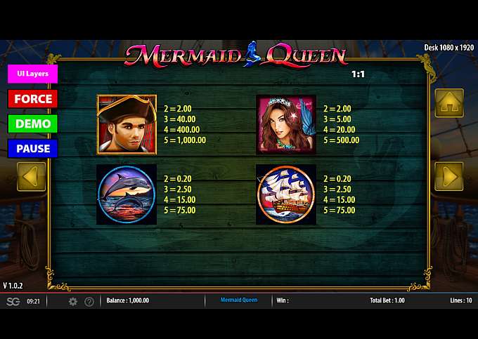 Mermaid Queen by Reel Time Gaming