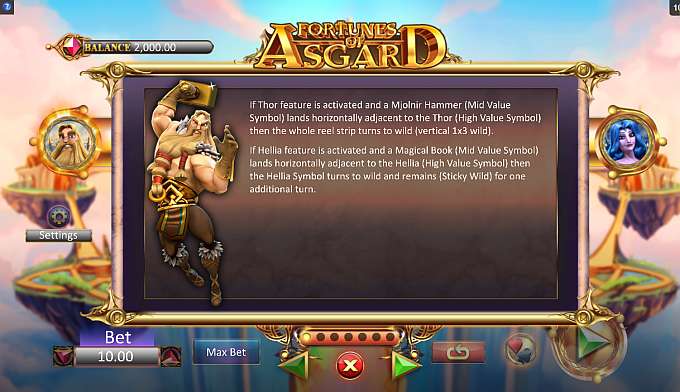 Fortunes of Asgard gameplay screenshot
