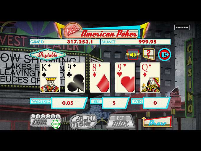 All American Poker by Wager2Go