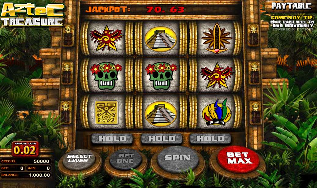 Aztec Treasure by BetSoft