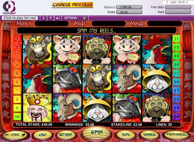 Chinese New Year by OpenBet