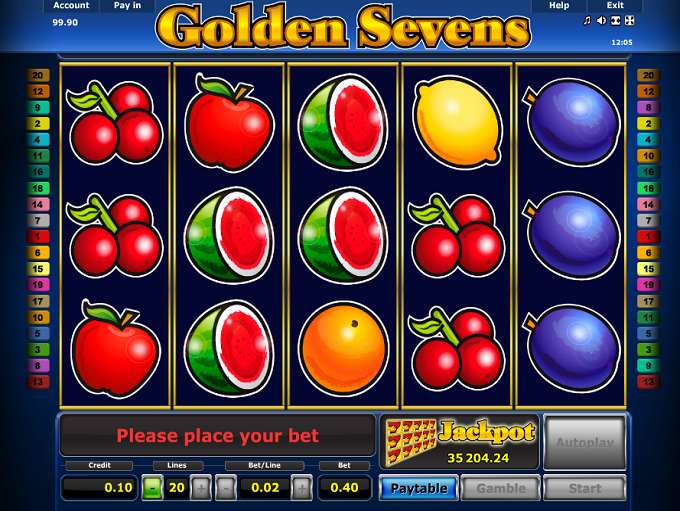 Golden Sevens by Novomatic