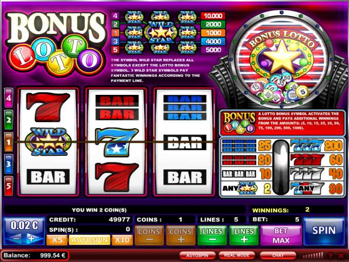 Bonus Lotto by iSoftBet