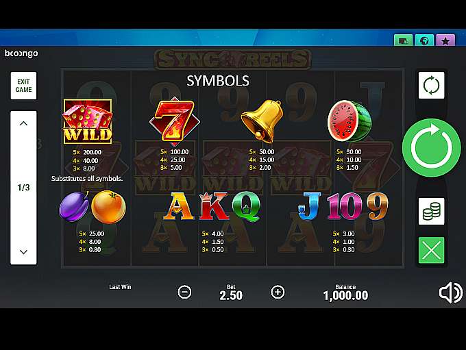 Sync Reels by Booongo