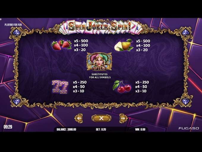 Spin Joker Spin by Fugaso