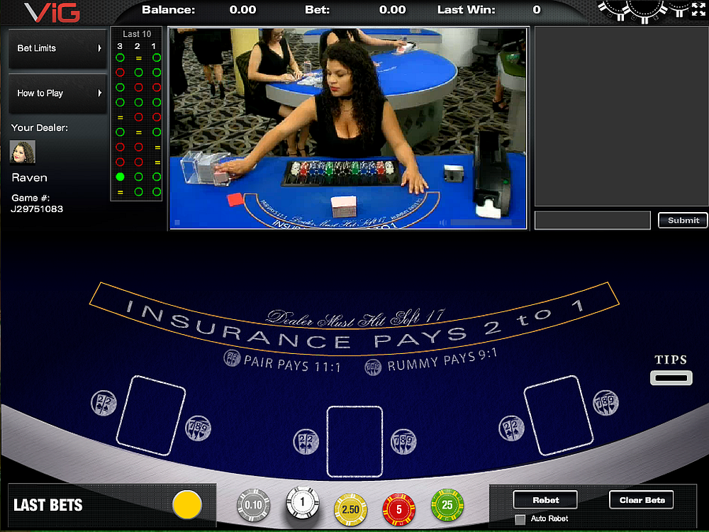 Visionary iGaming Blackjack by Visionary iGaming