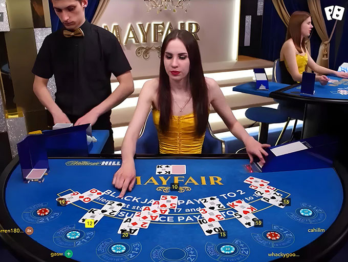 Mayfair Vip Blackjack by Evolution Gaming
