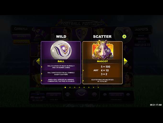 Football Fortune by Real Time Gaming