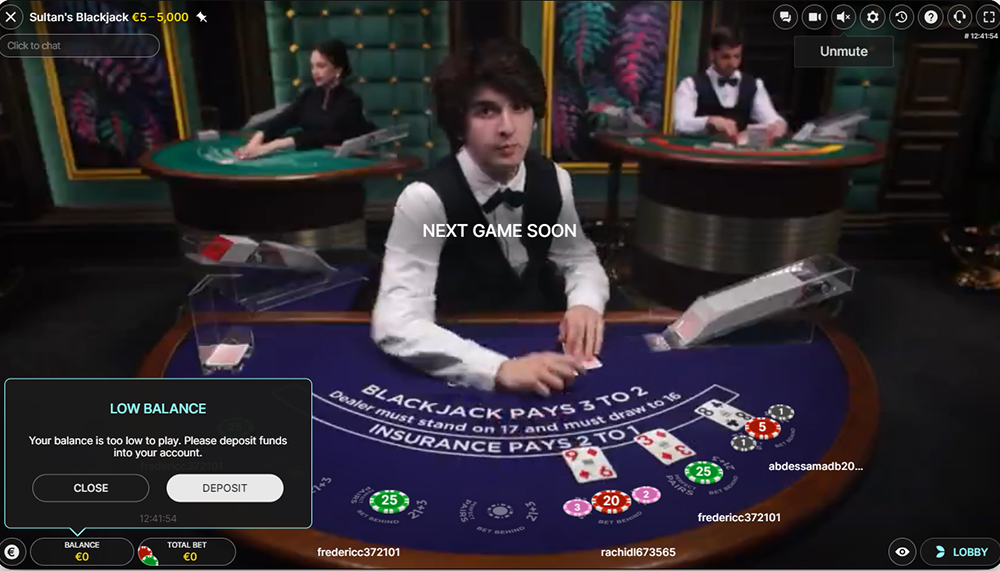 Wild Sutlan Blackjack by Evolution Gaming